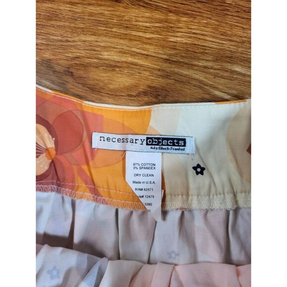 Y2K Necessary Objects Floral‎ A Line Skirt Size Large - Picture 3 of 4